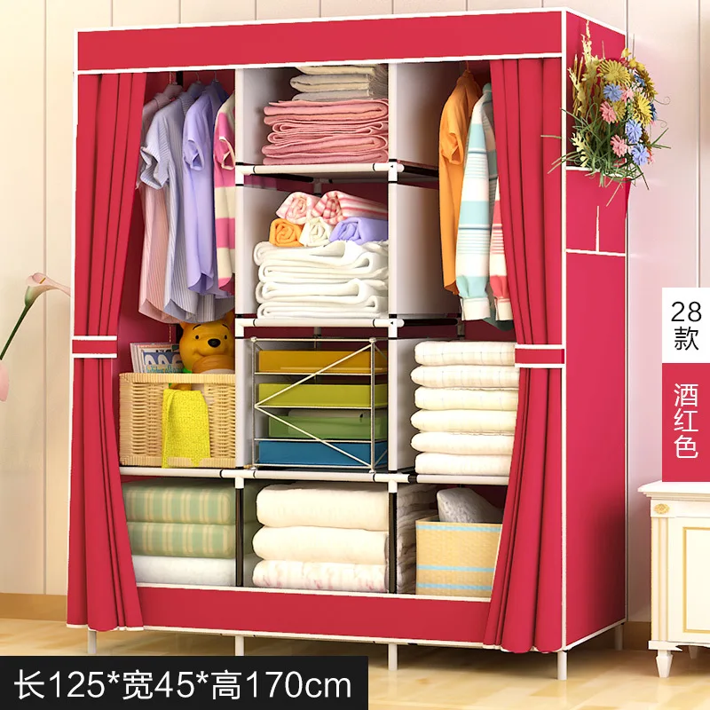 Портативный шкаф-органайзер шкаф для одежды хранения комод спальни идеальный