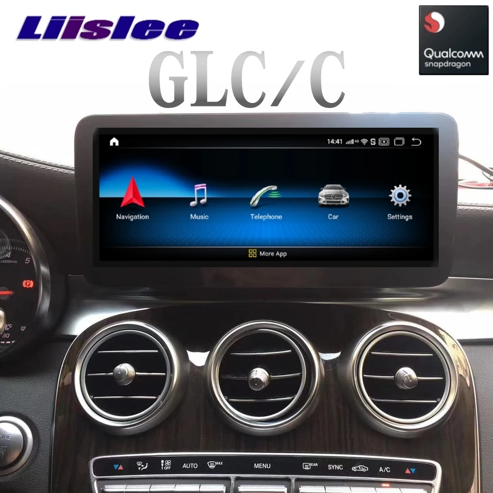 Автомобильный мультимедийный плеер NAVI беспроводной CarPlay для Mercedes Benz C GLC W205 автомобильный Радио gps навигация