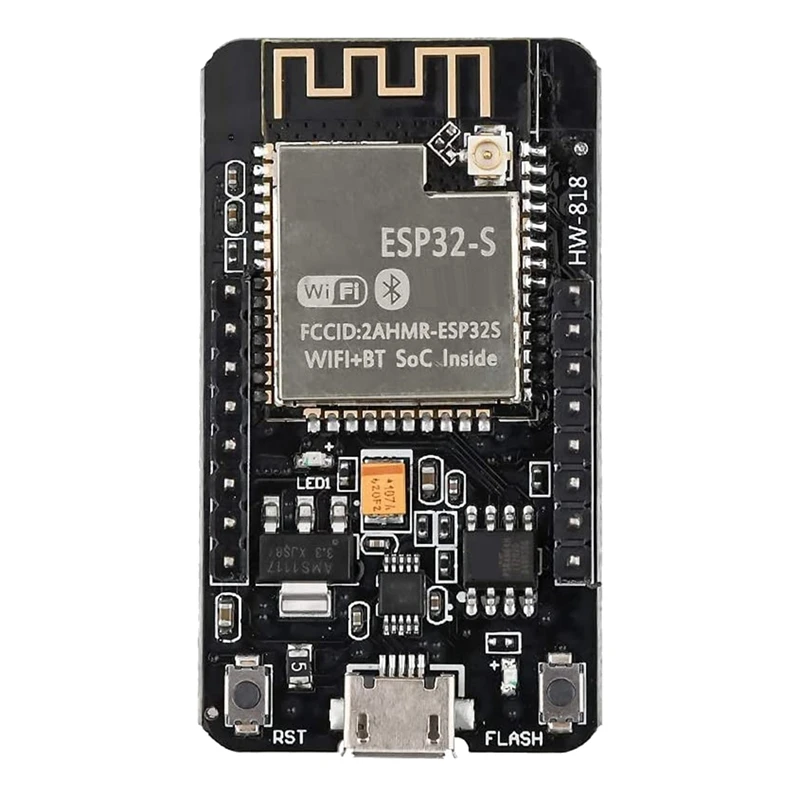 

Макетная плата с Wi-Fi и Bluetooth ESP32, двухъядерная Беспроводная плата для разработки ESP32, 5 в постоянного тока, модуль с TF-картой