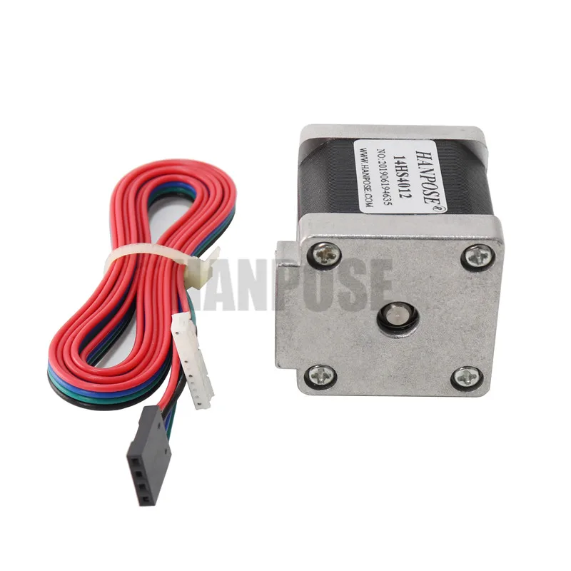 

50pcs 35X40MM 4 lead Nema14 Stepper Motor 14HS4012 1.2A 0.22N.M 1.8deg 35 series motor for 3D CNC Router