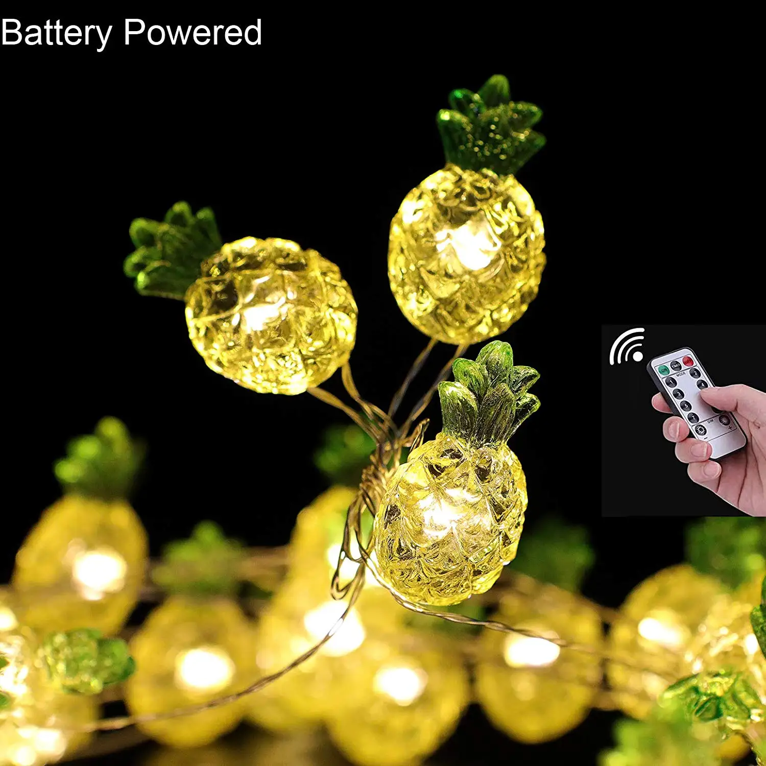 METABLE13.5 Ft 40 LED на батарейках тропические тематические гирлянды для свадьбы дня