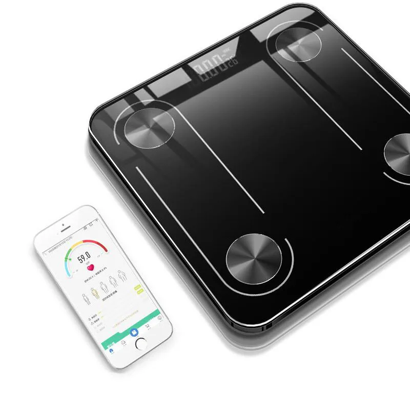 Новый Bluetooth iIntelligent весы для тела электронные взвешивания измерение жира здоровья