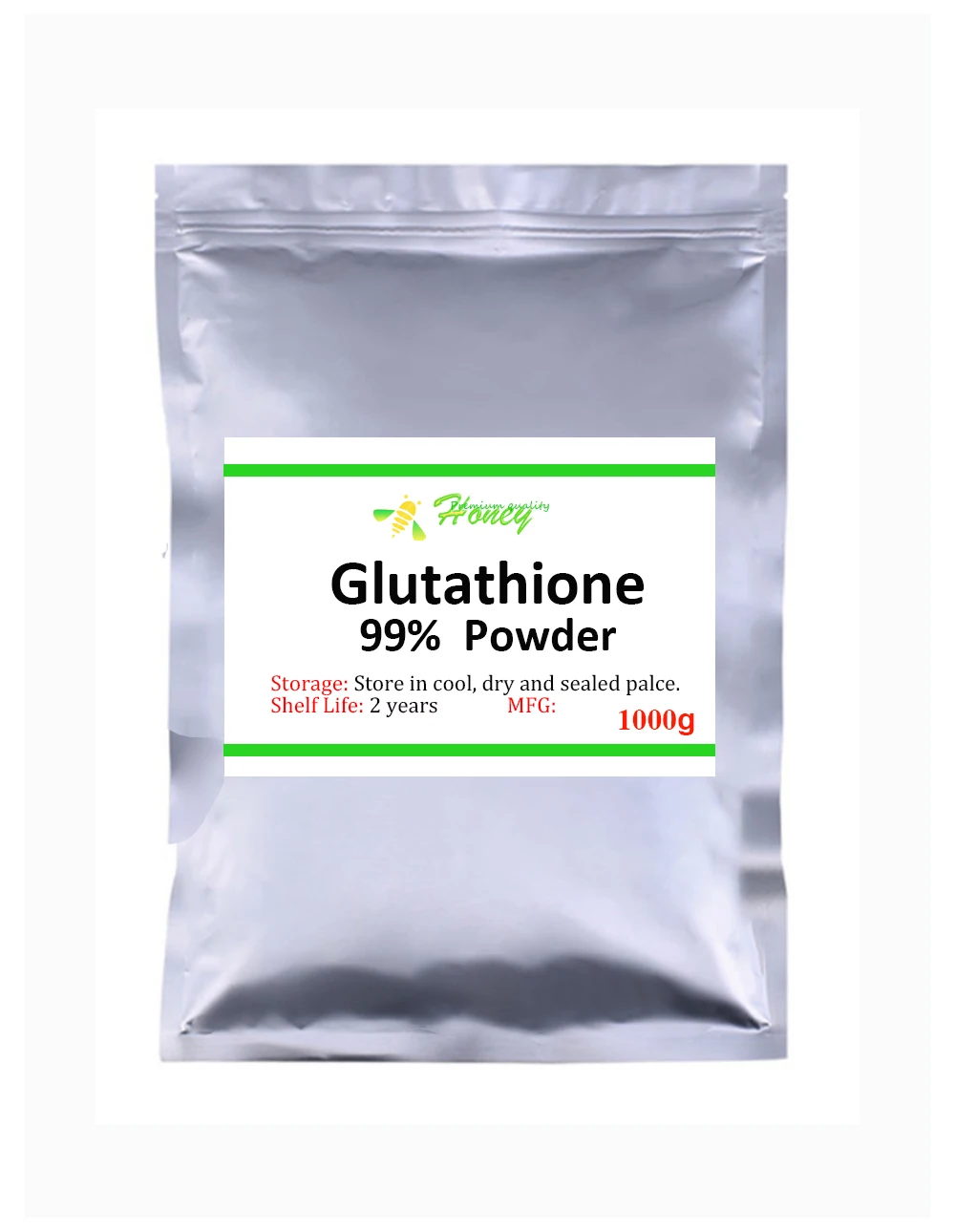 

Glutathione 99% powder, GSH, antioxidant