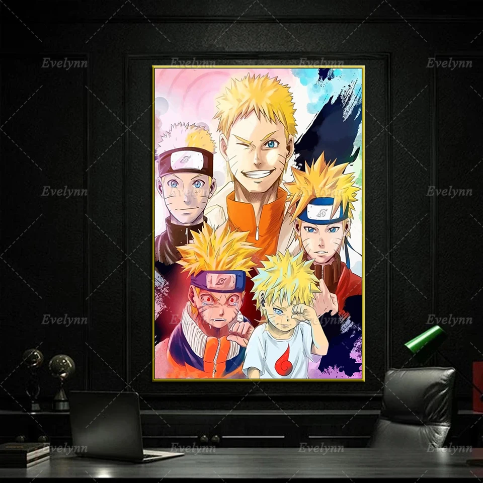 

Japan Anime Naruto Canvas Poster Nordic Home Bedroom Decor Painting Prints Wall Art Picture Modern Living Room Cuadros Gift