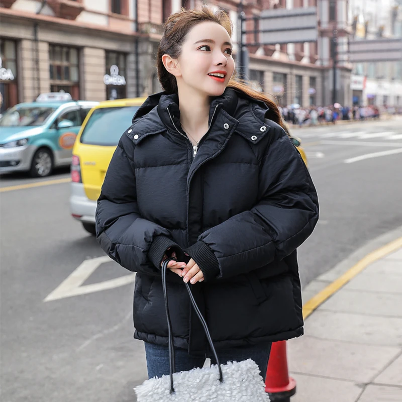 NEW 6 Colors Hooded Loose Y2k Parkas Winter Women Bubble Quilted Coat Thick Warm Korean Puffer Jacket Female Casual Overcoat