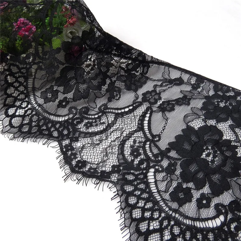 Лидер продаж 3 метра белая/Черная кружевная лента для ресниц Ширина 26 см модные