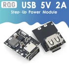 Повышающий преобразователь USB Type-C, 5 В, 2 А, повышающий силовой модуль, защитная плата для зарядки литиевой батареи, светодиодный дисплей, USB для зарядного устройства сделай сам