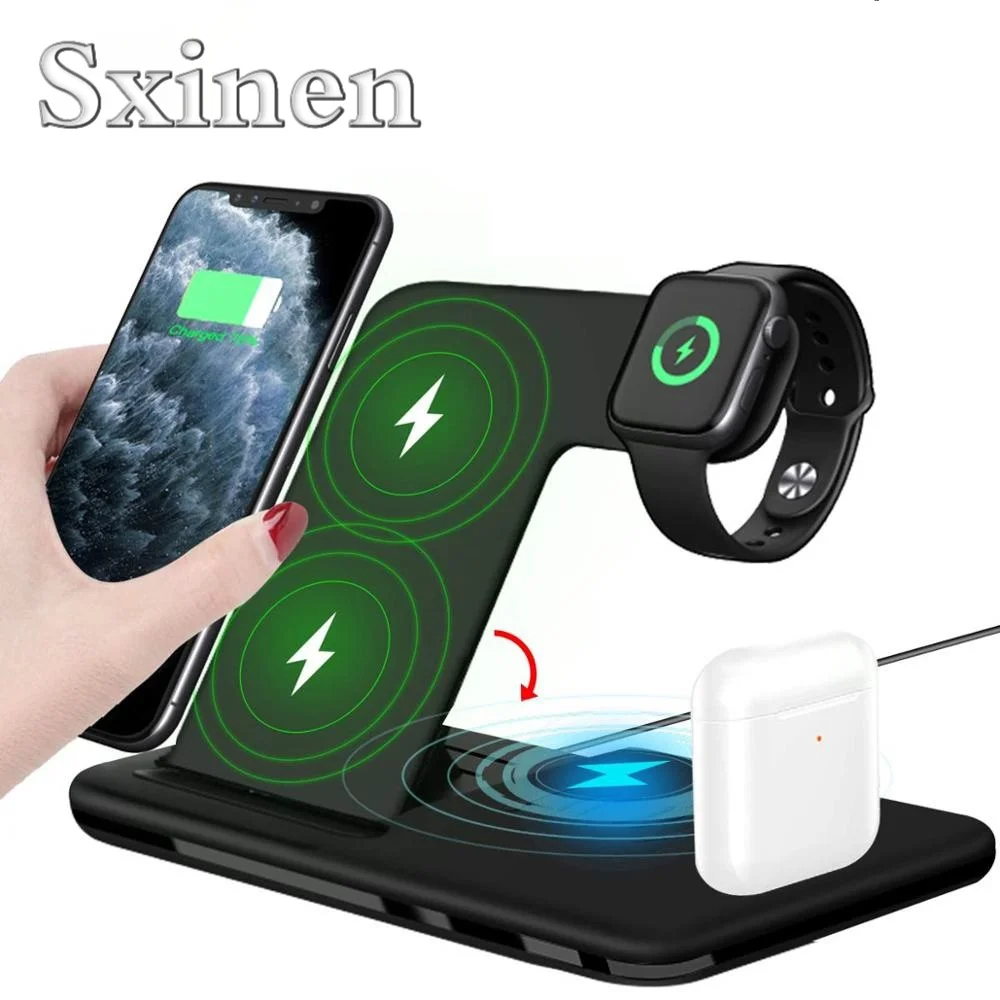 

4 в 1, беспроводное зарядное устройство для IPhone, Samsung, Xiaomi, Huawei