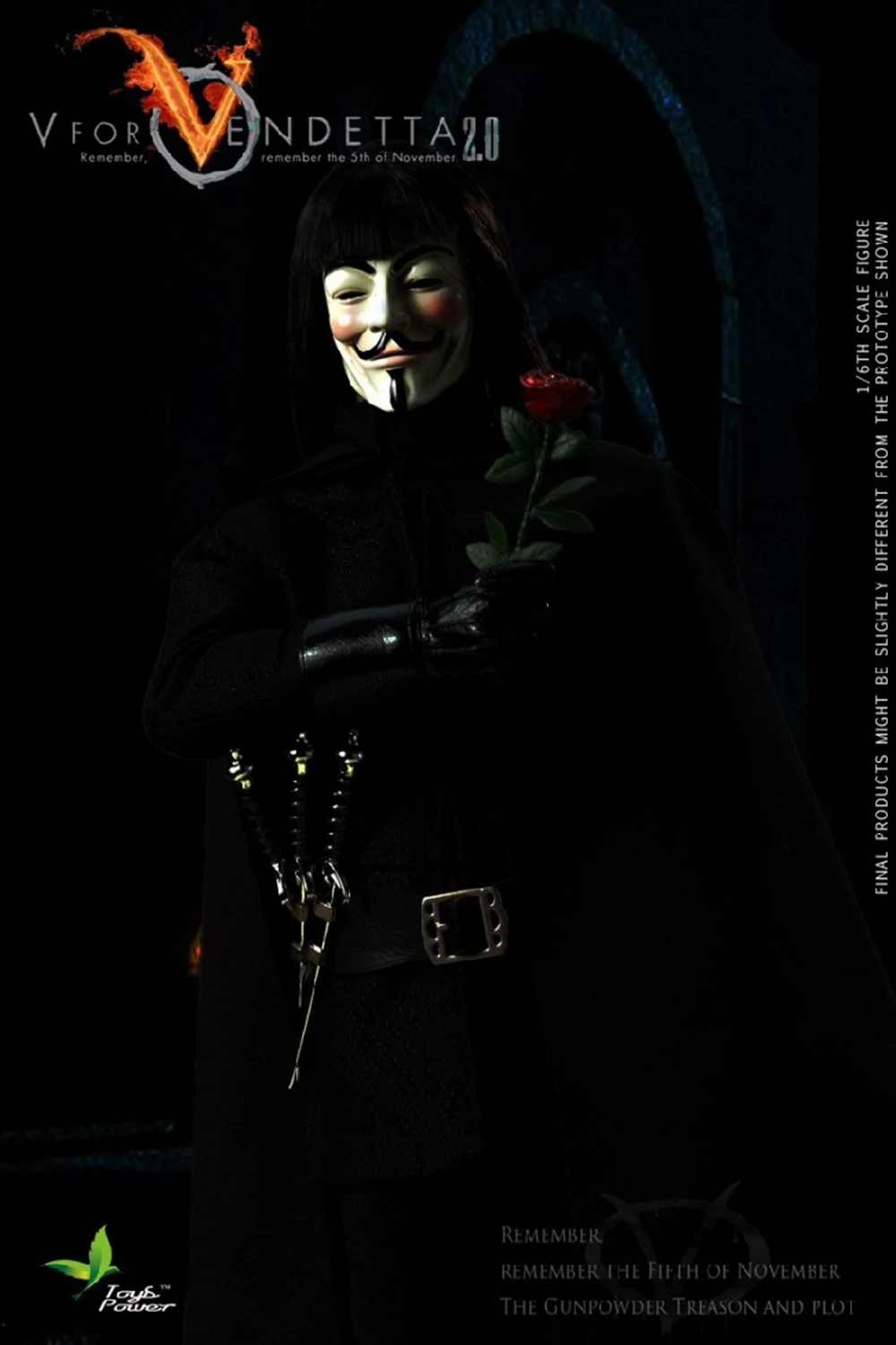 

In stock Full Set Toys Power CT013 1/6 V From Vendetta2.0 Action Figure Collectible
