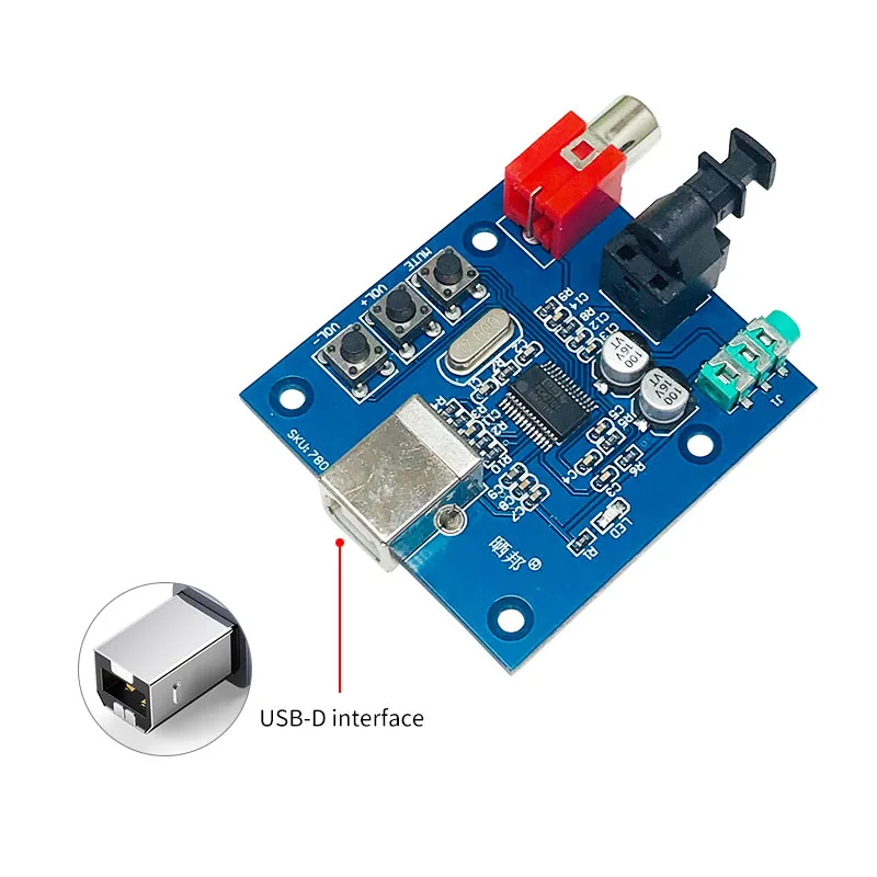 UNISIAN PCM2706 Hi Fi звуковая карта с интерфейсом USB PC сигнала Вход коаксиальный