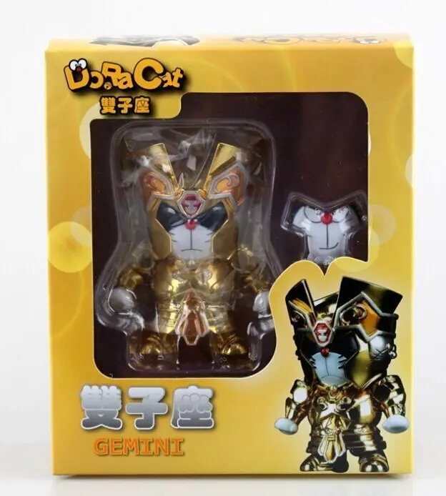 Экшн-фигурка Дораэмон Косплей золотой Сен-Сейя ПВХ 10 см Burdock подарок Мультяшные