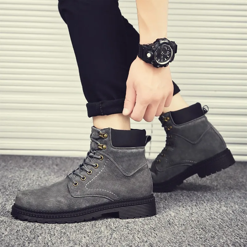 Мужская обувь в английском стиле коллекция 2019 года мужские ботинки из воловьей