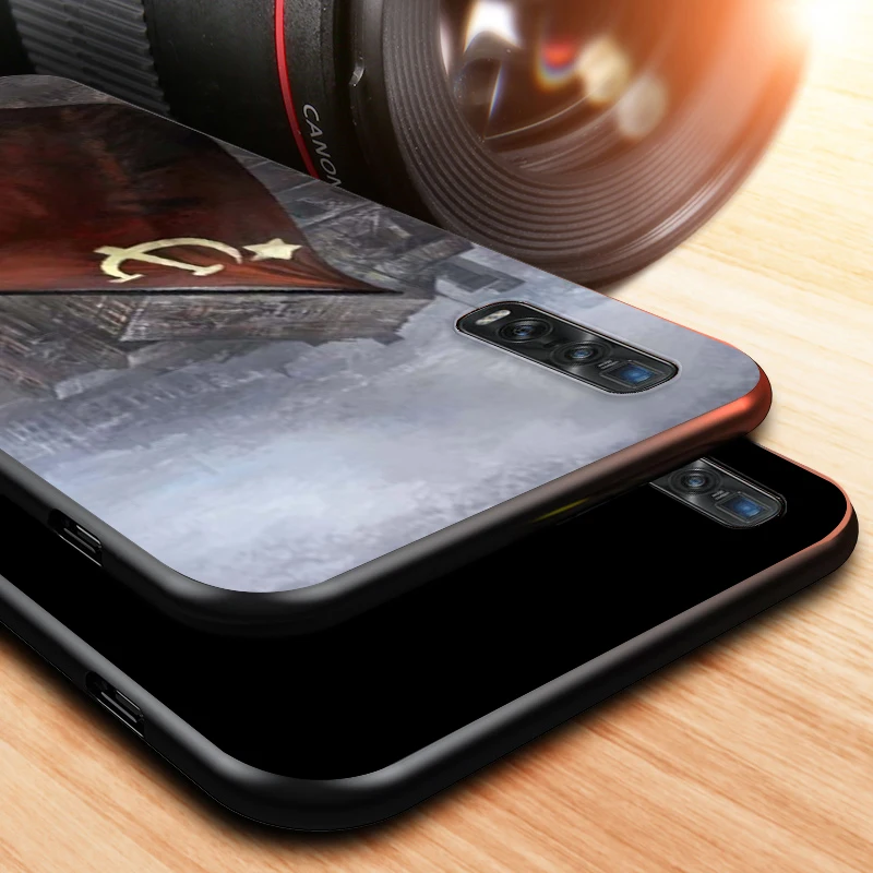 

1990s Soviet Union Flag for OPPO Find X2 A93 A92 A73 A72 A53 A53S A32 A12 A11X A1K A5 Neo Pro Lite Black Phone Case