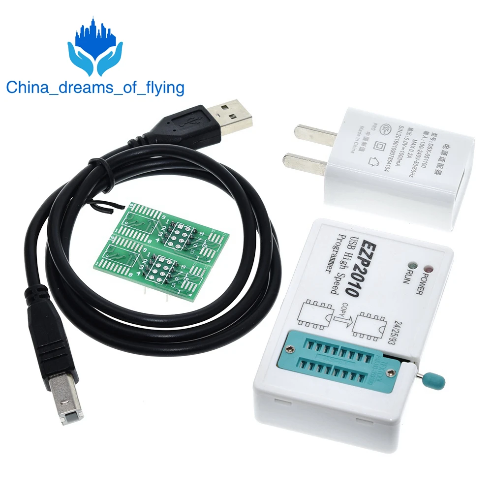 Высокоскоростной USB SPI-программатор TZT EZP2010 Поддержка 24 25 93 EEPROM Flash BIOS Chip - купить по