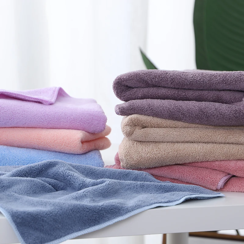 Быстросохнущее банное полотенце набор однотонных полотенец для матери и ребенка