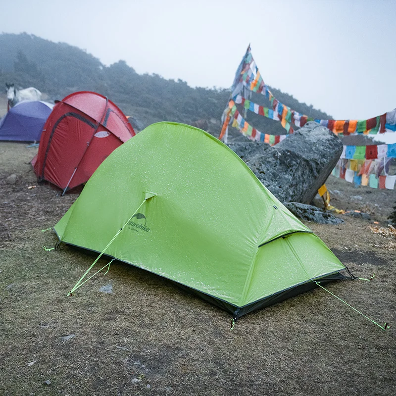 Naturehike наружная Сверхлегкая палатка для кемпинга 1 человек 20D силиконовая ткань