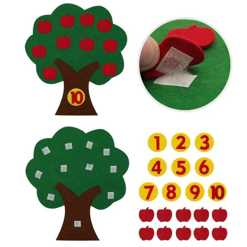 Детская Войлочная игрушка для пальцев ручной работы нетканые материалы цифровые