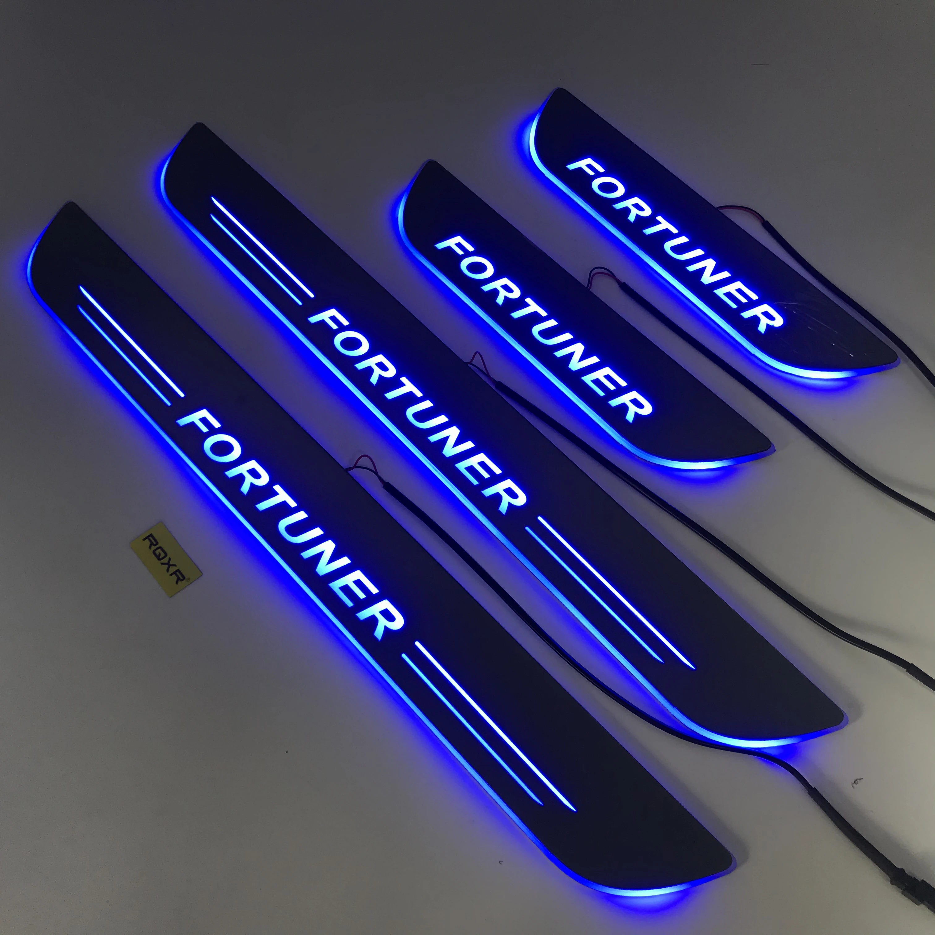 

Led Moving Door Scuff for Toyota Fortuner Dynamic Door Sill Plate Flat Lining Overlay Flowing/still Light