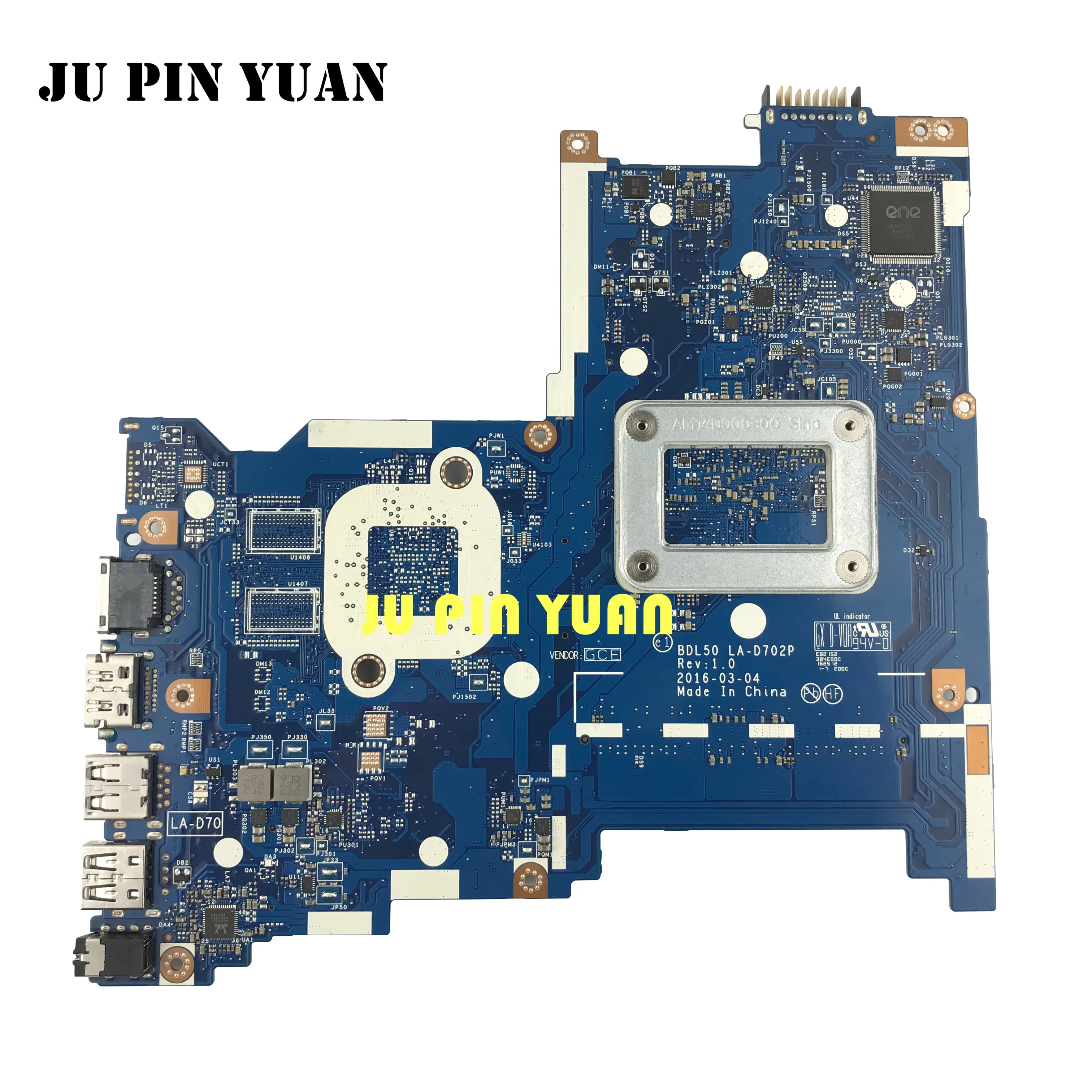 854949 601 bdl50 la d702p for hp notebook 15 ay series motherboard 854949 501 854949 001 all functions fully tested free global shipping