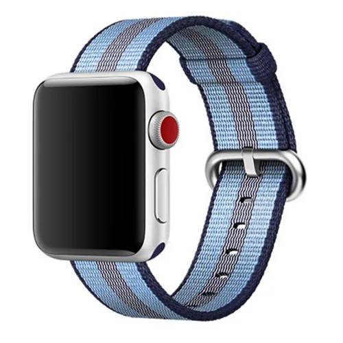 28 Ремешок Nato для apple watch, ремешок для apple watch 5, 4, 3, ремешок 44 мм, 40 мм, iwatch, ремешок 42 мм, 38 мм, плетеный нейлоновый браслет pulseira correa - Цвет ремешка: 28