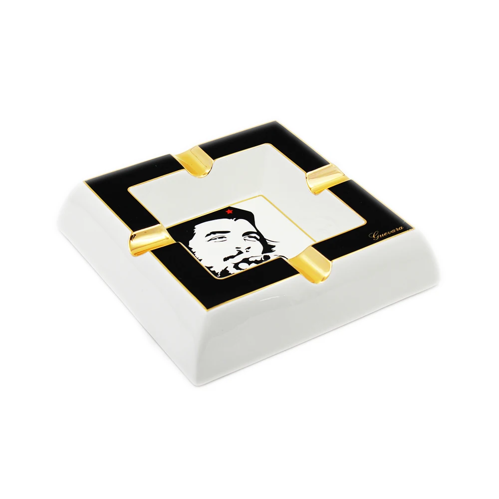 Guevara пазы сигары Пепельница 4 широкие с коробкой Мини Бытовая Роскошная