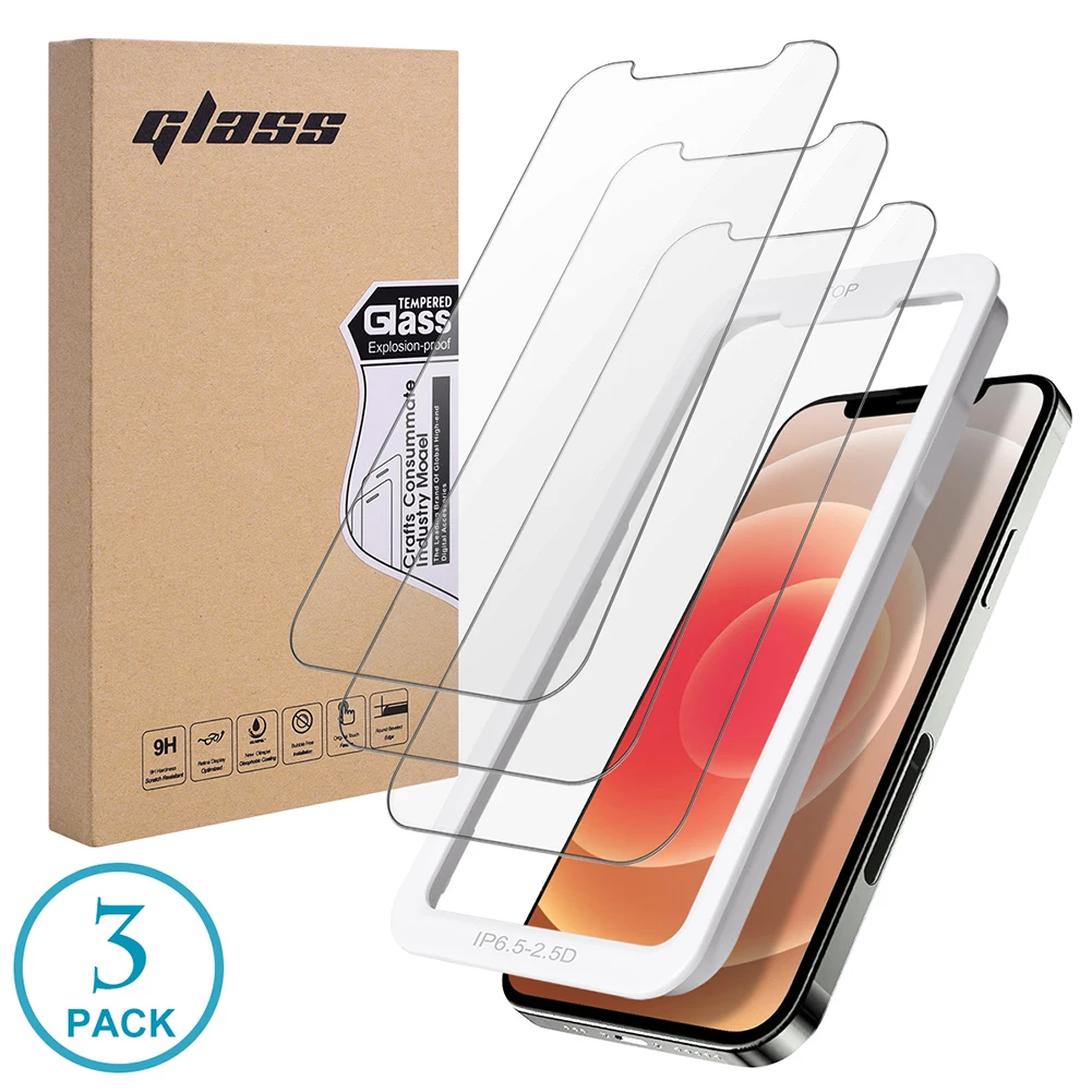 

3pcs HD Protective Tempered Glass Film For IPhone 13/Iphone13 Mini/Iphone 13 Pro/Iphone 13 Pro Max Anti Scratch Screen Protector