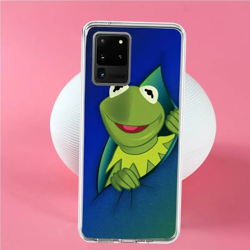 

Funny kermit the green frog Phone Case For Samsung S6 S7 S7 edge S8 S8 Plus S9 S9 Plus S10 S10 plus S10 E(lite)