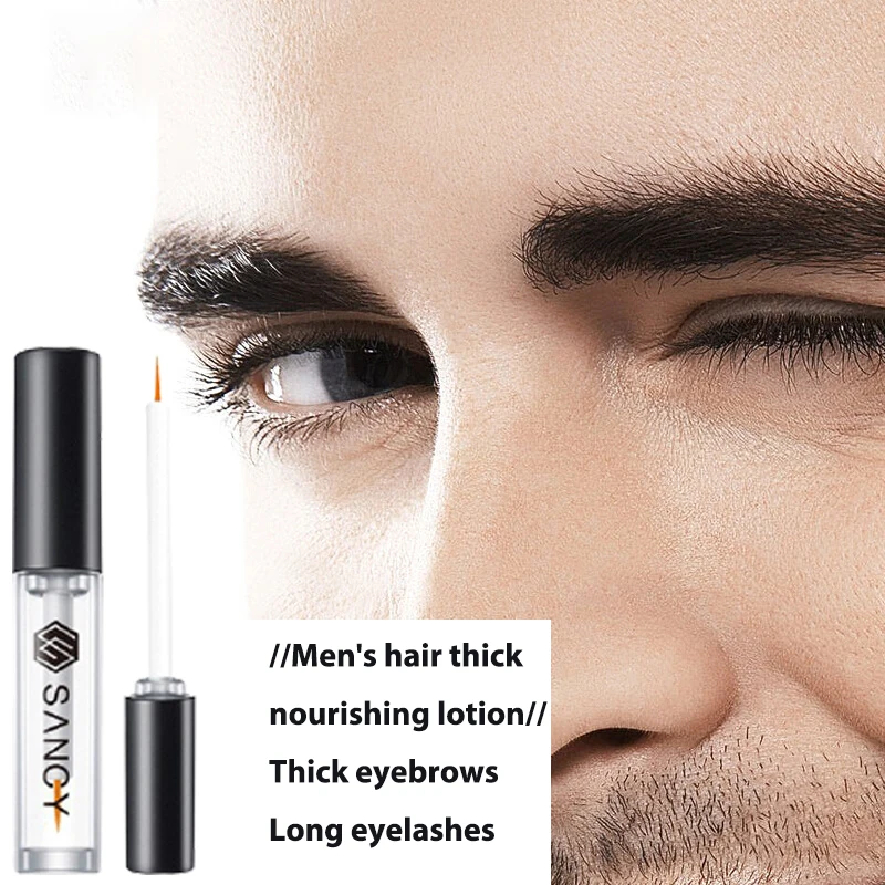 

Eyelash growth fluid Eyebrows, beard and chest hair growth fluid Sideburns thick and long hair For men