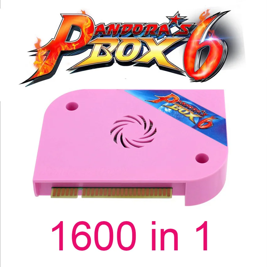 Pandora Box 6 1600 в 1 jamma аркадная игра печатная плата CGA VGA HDMI для монет машина шкаф fba mame ps1