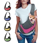 Удобная уличная переноска для собак, Сетчатая Сумка SL из ткани Оксфорд на одно плечо, слинг, тоут для путешествий и собак
