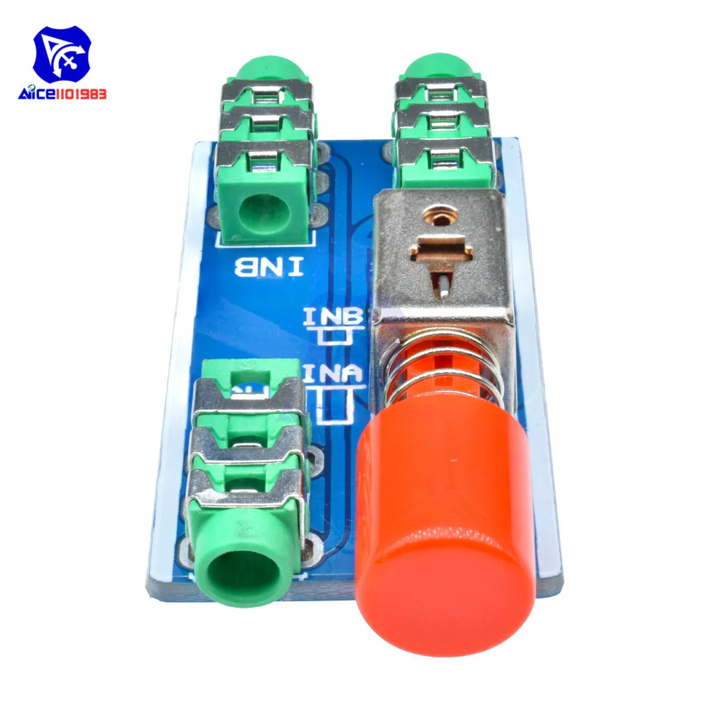 Аудио коммутационный модуль diymore аудиовыход 3 5 мм на входной переключатель