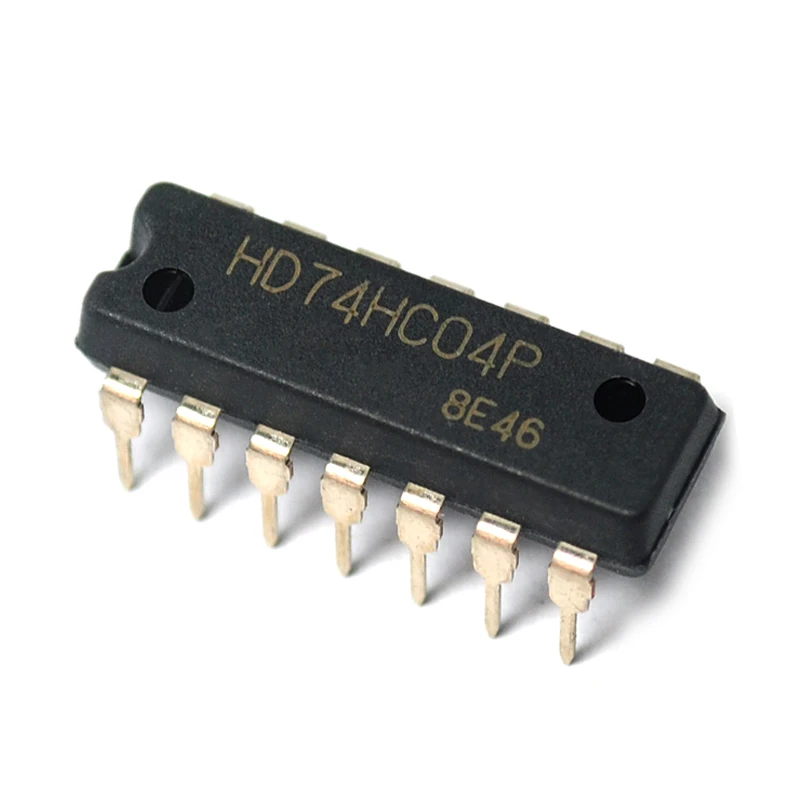 

10PCS/LOT NEW Original HD74HC04P HD74HC04 74HC04 74HC04P Logic Circuit, HEX Inverter, HC-CMOS, DIP-14