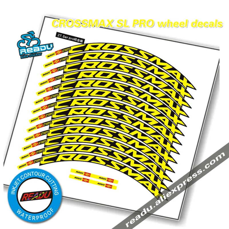 Наклейки на колеса MAVIC CROSSMAX SL PRO MTB ширина 18 мм|mtb wheel sticker|bike stickerwheel decal bike |