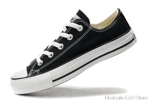 Женские Классические подлинные парусиновые кеды с высоким берцем на плоской