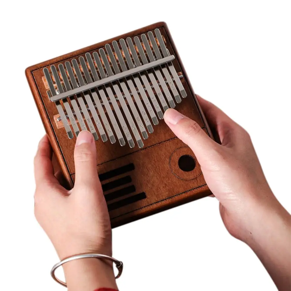 Kalimba 17 ключей набор для фортепиано тюнинг молоток ключ наклейки легкий высокое