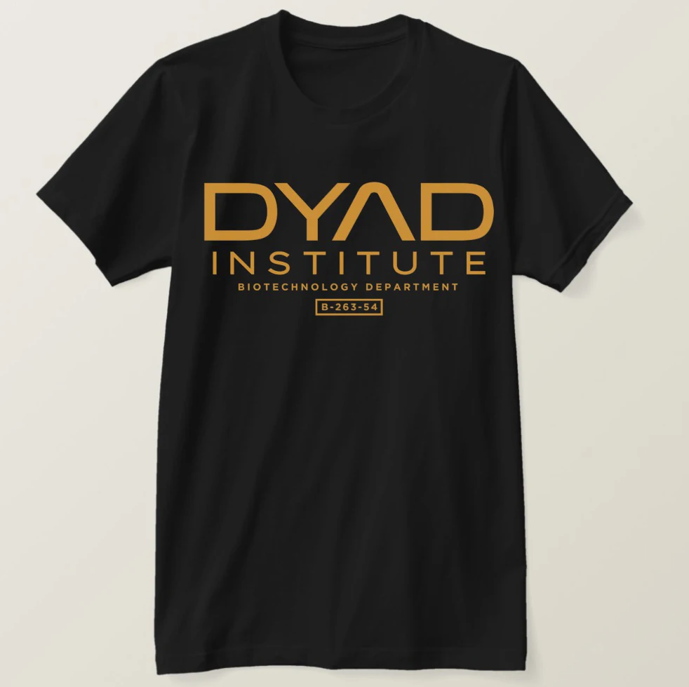 Мужская футболка с принтом хлопковая коротким рукавом DYAD Institute для мужчин