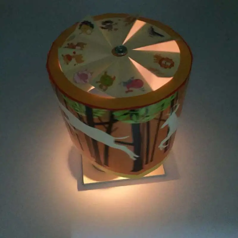 Saizhibaba Creative DIY Revolving Lantern Model Kits Inventions Making Invention Science Experiment Toy |