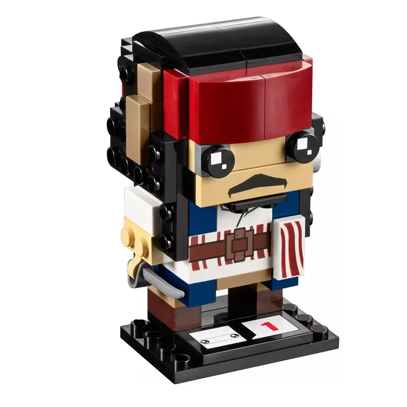 2019 Brickheadz капитан Армандо Салазар Джек Спарроу Белль чудовище строительные блоки