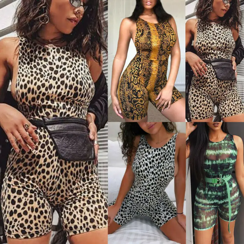 2019 популярный женский боди без рукавов с принтом эластичный купальник верхний