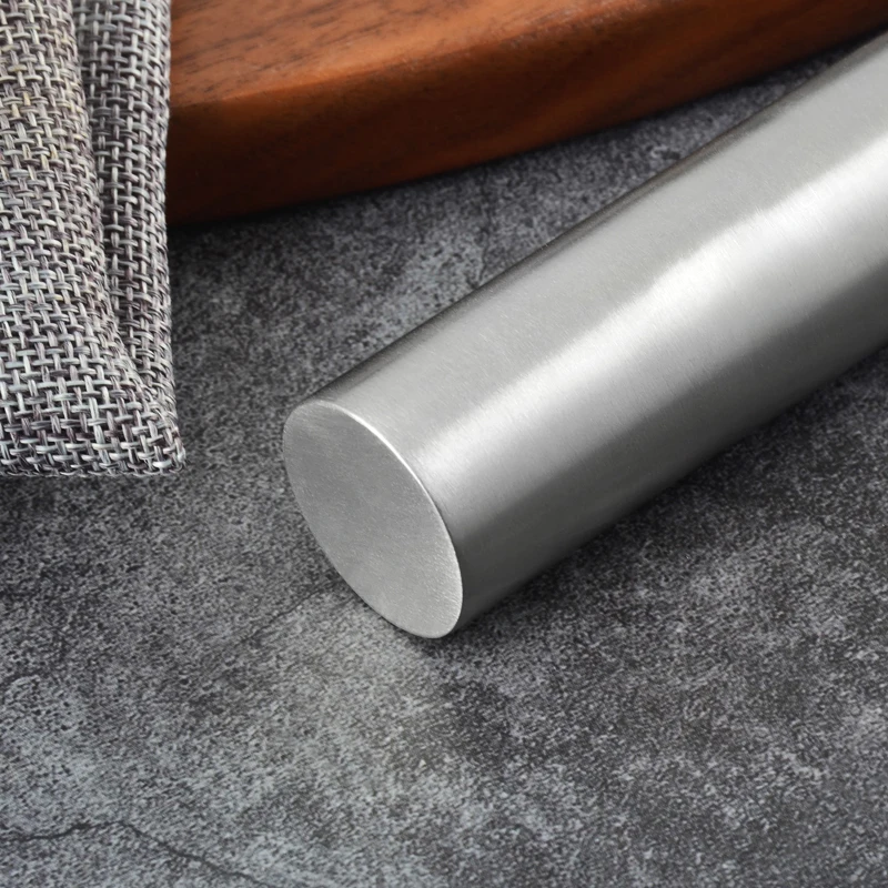 

Stainless SteelFrench Rolling Pin Metal for Bakers Cookie & Pastry Dough and Dough Bakeware Roller Dishwasher Safe