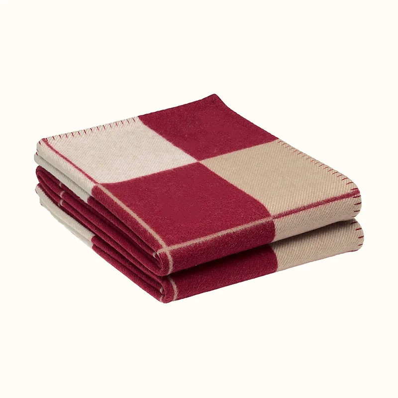 

Plaid Cashmere Blanket Crochet Soft Wool Scarf Shawl Portable Warm Sofa Bed Fleece Knitted Throw Cape Blanket Pillowcase