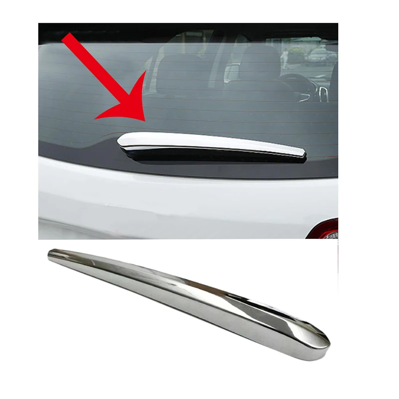 

For Chevrolet Equinox 2017 2018 ABS Chrome Rear Window Wiper Arm Blade Cover Trim Molding Overlay Car Accessories