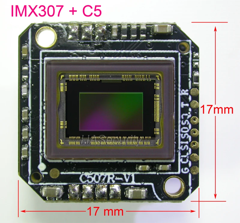 Мини 17x17 мм AHD-H 1080P 1/2.8 &quotSony STARVIS IMX307 CMOS + C5 камера видеонаблюдения PCB модуль платы M12