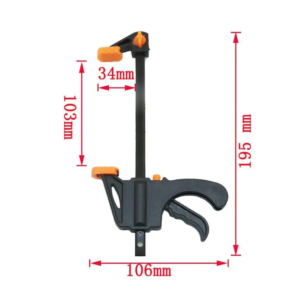 1 шт. деревообрабатывающий бар F Зажим Жесткая рукоятка быстрая храповый ручной