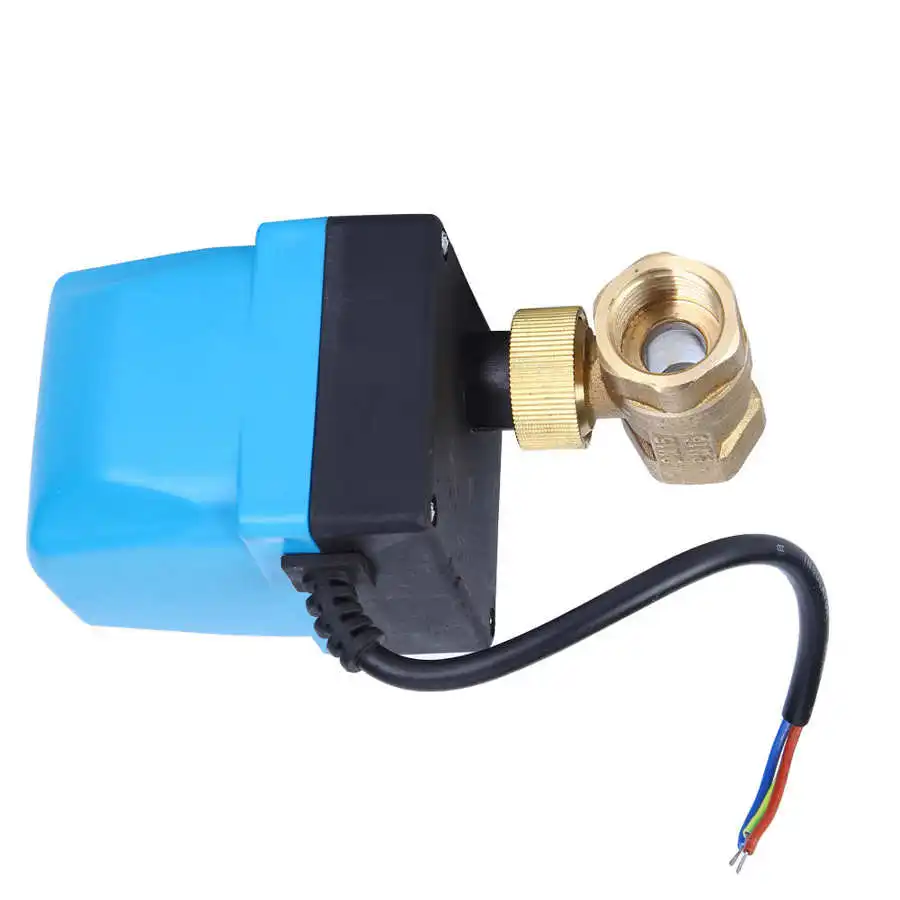 Электрический шаровой кран 2 ходовой 3 проводной с защитой IP54 синхронный