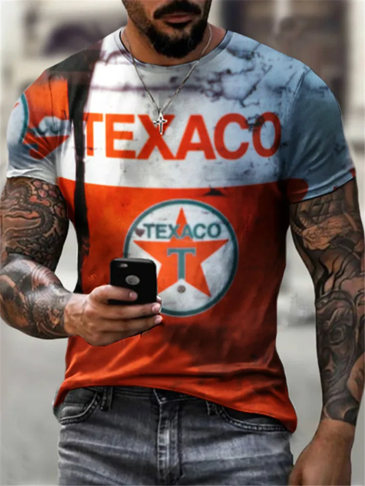 T-shirt summer new O-neck short-sleeved loose T-shirt street fashion Harajuku print casual short-sleeved T-shirt top