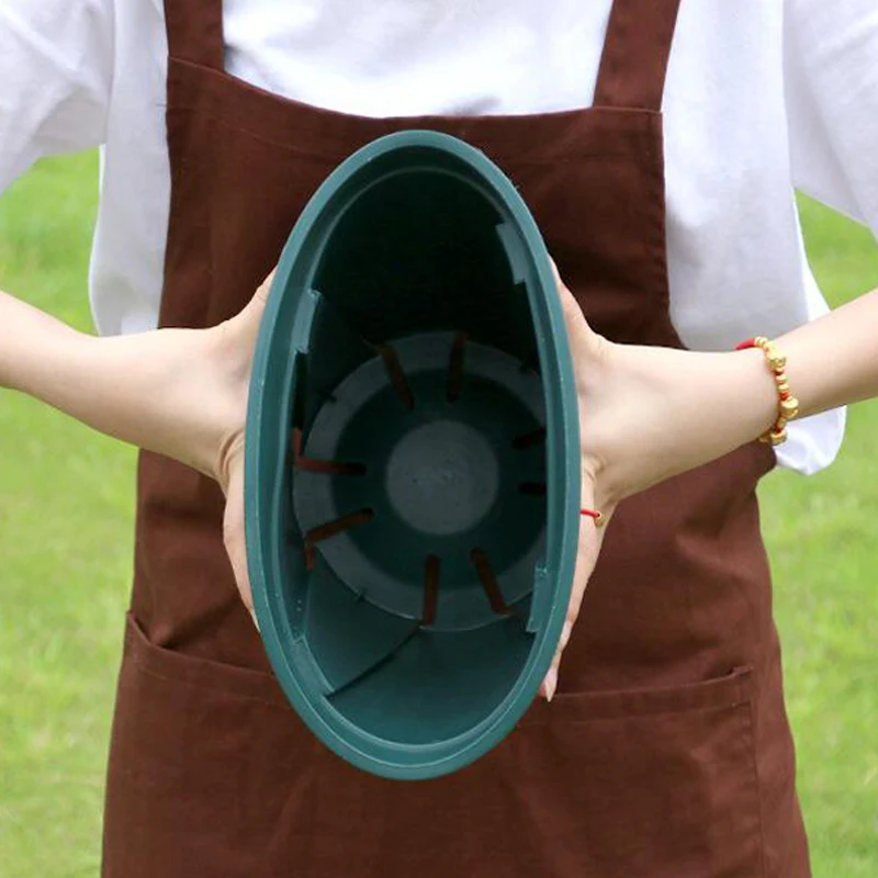 Пластиковый цветочный горшок для улицы полипропиленовый пола суккулентов