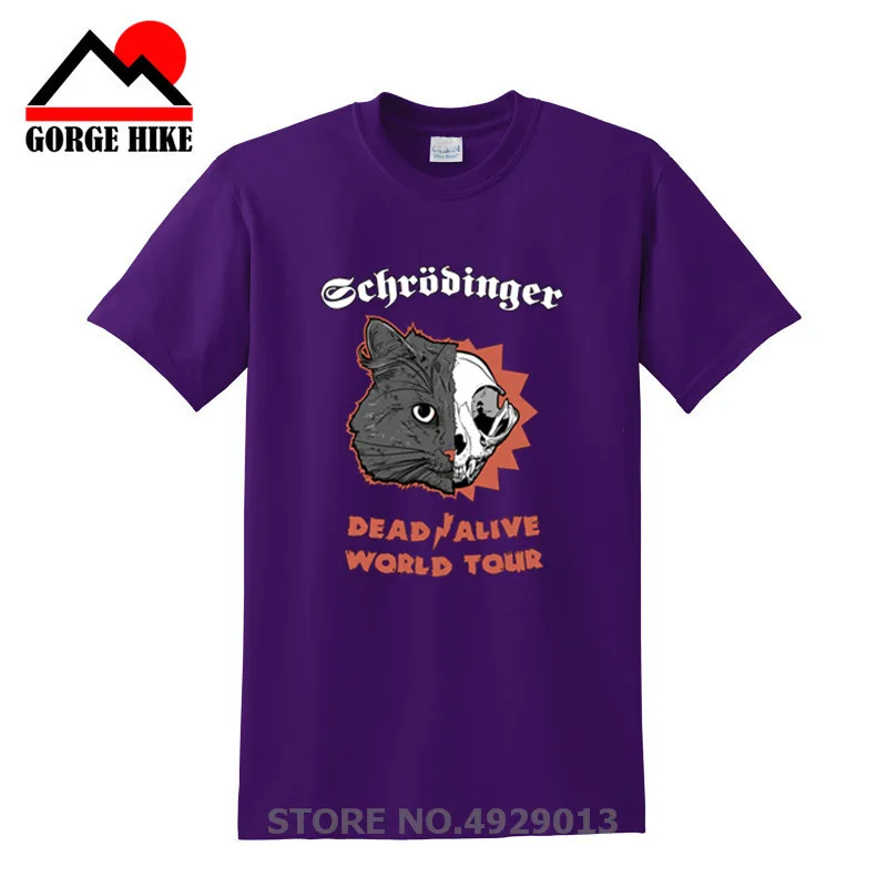 Мужская футболка в стиле хип-хоп с рисунком кота из мультфильма мертвый мир Тур