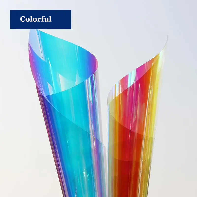 Оригинальное самоклеящееся виниловое сырье с клеем Переливающаяся виниловая