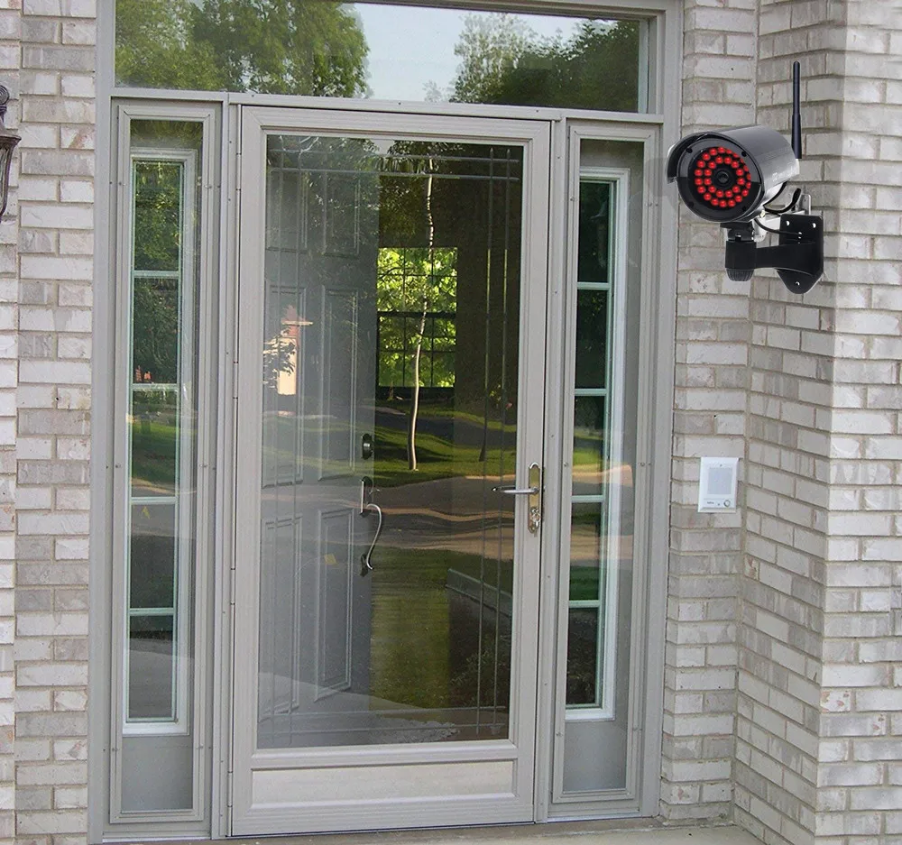 Поддельная муляж камеры wifi система видеонаблюдения наружная имитация красного